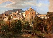 Johann Wilhelm Schirmer Capri mit Blick auf Santa Serafina Germany oil painting artist
